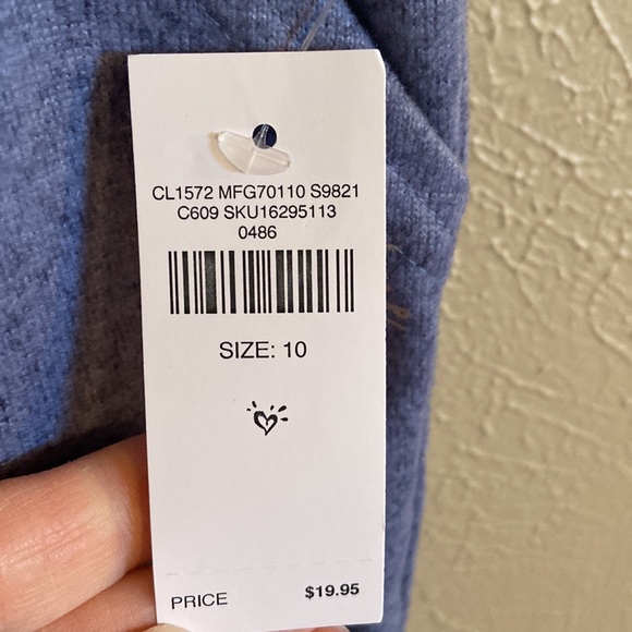 Justice blue sleep pants size 10 NWT - Picture 4 of 4